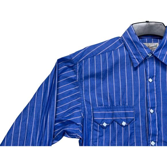 Rockmount Ranchwear Men’s Small Pearl Snap Western Shirt Vintage Cowboy USA Made - Picture 14 of 16